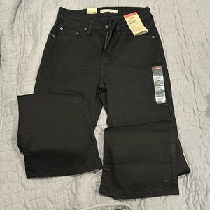 High rise boot cut jeans
